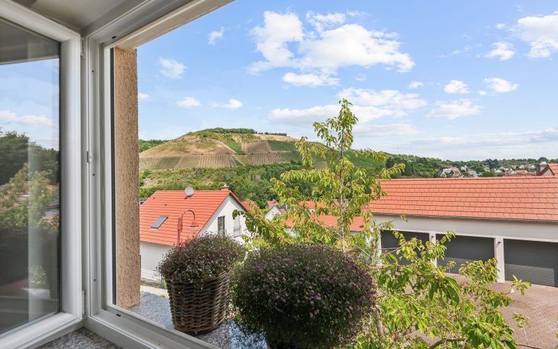 Ausblick vom Wohnzimmer