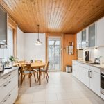 Küche mit Einbauküche