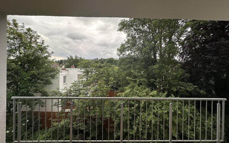 Balkon mit Blick ins Grüne