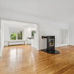 Wohnzimmer mit Kaminofen