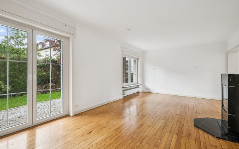 Wohnzimmer mit Kaminofen